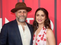 Sara Bareilles shows off her unique engagement ring as she reveals partner Joe Tippett popped the question