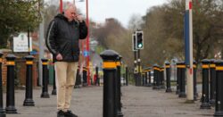 Parents baffled after small army of bollards appear outside school