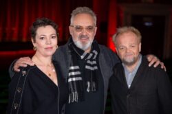 Sir Sam Mendes says Olivia Colman, 48, was ‘very embarrassed’ about filming sex scenes with Empire of Light co-star Micheal Ward, 25