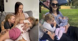 Mum who breastfeeds her five-year-old son hits back at trolls who call her ‘gross’