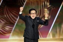 Ke Huy Quan thanks Steven Spielberg 39 years after Indiana Jones as he celebrates acting comeback with emotional Golden Globe win