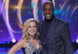 Dancing on Ice’s John Fashanu first star  eliminated after tense skate-off against Ekin-Su Cülcüloğlu