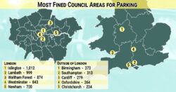 Map shows where in UK you’re most likely to get a parking fine