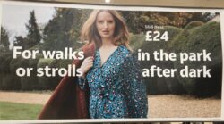 ‘For walks in the park or strolls after dark’: Sainsbury’s poster receives criticism online for not considering women’s safety