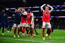 Gary Neville claims Arsenal will finish third in Premier League despite going eight points clear of Manchester City in title race