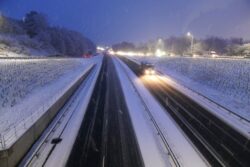 Drivers wake up to roads covered with ice and yellow warnings across UK