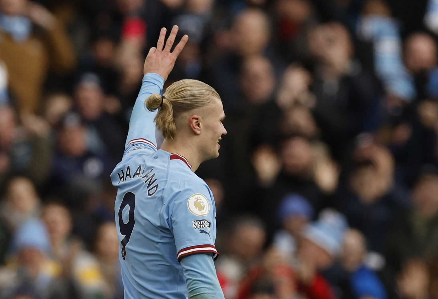 Pep Guardiola says Manchester City’s Erling Haaland is undroppable after another hat-trick