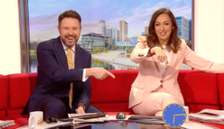 Dan Walker leads celebrations as presenters celebrate BBC Breakfast’s 40th birthday: ‘Now the party’s started’