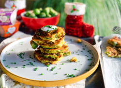 Fall in love with Brussels sprouts with this easy seasonal fritter recipe