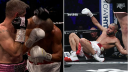 Chris Eubank Jr’s team considering appeal against alleged elbow from Liam Smith during knockout defeat