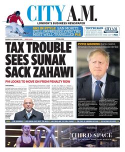 City AM – Tax trouble sees Sunak sack Zahawi 