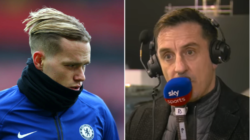 Gary Neville makes Mykhailo Mudryk admission after lively Chelsea debut against Liverpool