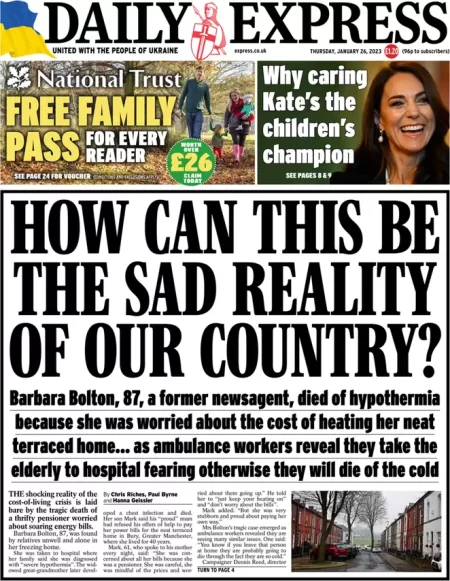 Daily Express - How can this be the sad reality of our country?