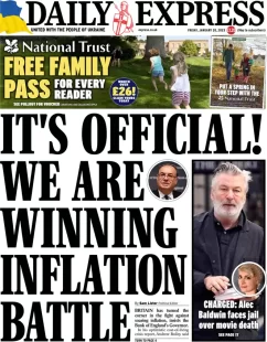 Daily Express – We are winning inflation battle 