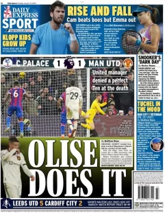 Back Pages – Express Sport – Olise does it