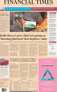 FT - Rolls-Royce’s new chief sees group as ‘burning platform’ that depletes value 