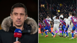 ‘They made it look inviting!’ – Gary Neville slams Manchester United wall over Michael Olise equaliser