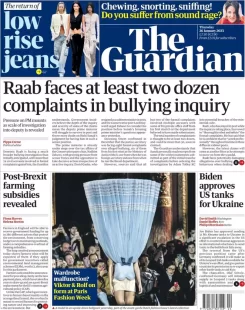 The Guardian – Raab faces at least two dozen complaints in bullying inquiry