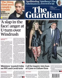 The Guardian – Anger over U-turn over Windrush 