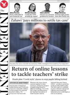 The Independent – Return of online lessons to tackle teachers’ strike