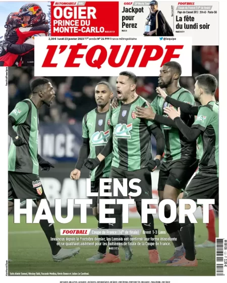 Back Pages – L’Equipe – Les haut et fort