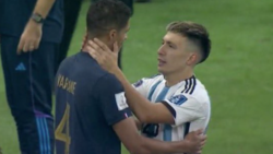 Lisandro Martinez explains his ‘really important’ embrace with Raphael Varane following World Cup final