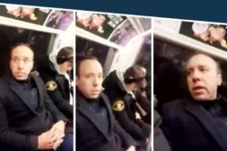 Moment Matt Hancock is ‘pushed’ by man who followed him onto Tube, as cops arrest conspiracy theorist, 61, for ‘assault’