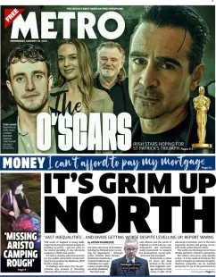 Metro – It’s grim up north 