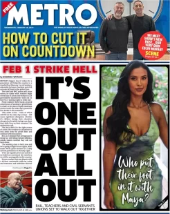 Metro – It’s one out all out 