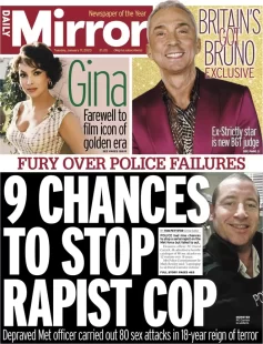 Daily Mirror – 9 chances to stop rapist cop 