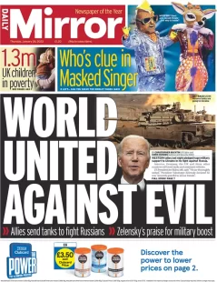 Daily Mirror – World United against evil 