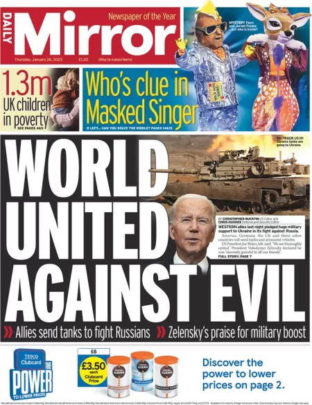 Daily Mirror - World United against evil