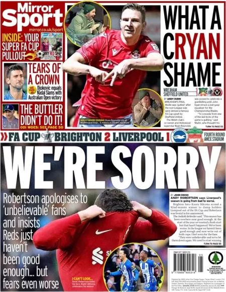 Mirror Sport – We’re sorry