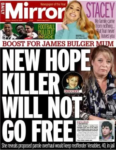 Daily Mirror – New hope killer won’t go free