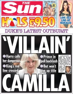 The Sun – Villain Camilla 