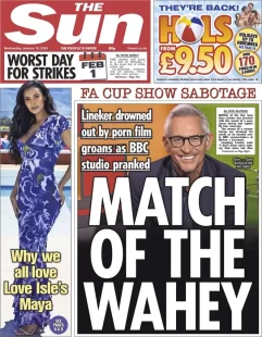 The Sun – Match of the Wahey 