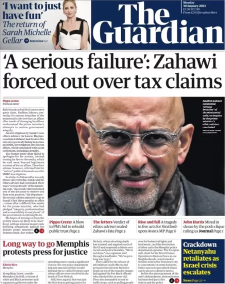 The Guardian - ‘A serious failure’: Zahawi forced out over tax claims