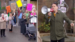 Hollyoaks spoilers: Tony Hutchinson stands against misogyny as he joins the march for women’s safety in powerful scenes