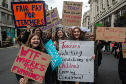 Are teachers in England on strike today and when is the next one?