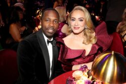 Adele reveals boyfriend Rich Paul warned her ‘not to cry’ ahead of Grammys as she dedicates emotional win to son Angelo