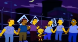 Simpsons strike episode ‘coincidentally’ airs on Channel 4 during day of widespread industrial action