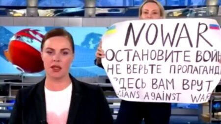 Anti-war protest journalist Ovsyannikova releases book after fleeing Russia