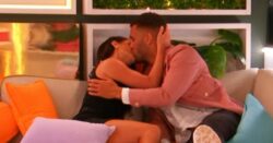 Love Island’s Olivia Hawkins left blushing after steamy terrace kiss with Kai Fagan