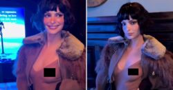Emily Ratajkowski pokes fun at Instagram’s new rules and ‘frees the nip’ in barely there bodysuit 