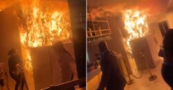 Restaurant diners ‘run for their life’ after ‘sparkler in cocktail’ causes huge blaze