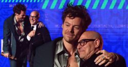 Harry Styles and Stanley Tucci’s bromance caught on camera at Brit Awards and people can’t handle it