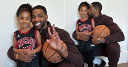 Tristan Thompson faces backlash after sharing cute photo of daughter he shares with Khloe Kardashian