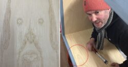 Carpenter thinks he has seen Jesus staring back at him in a cupboard