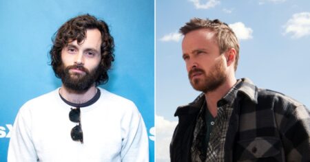 Penn Badgley remembers being neck-and-neck with Aaron Paul to play Jesse Pinkman in Breaking Bad