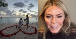 EastEnders’ Patsy Kensit engaged after romantic beach proposal – and the ring is huge